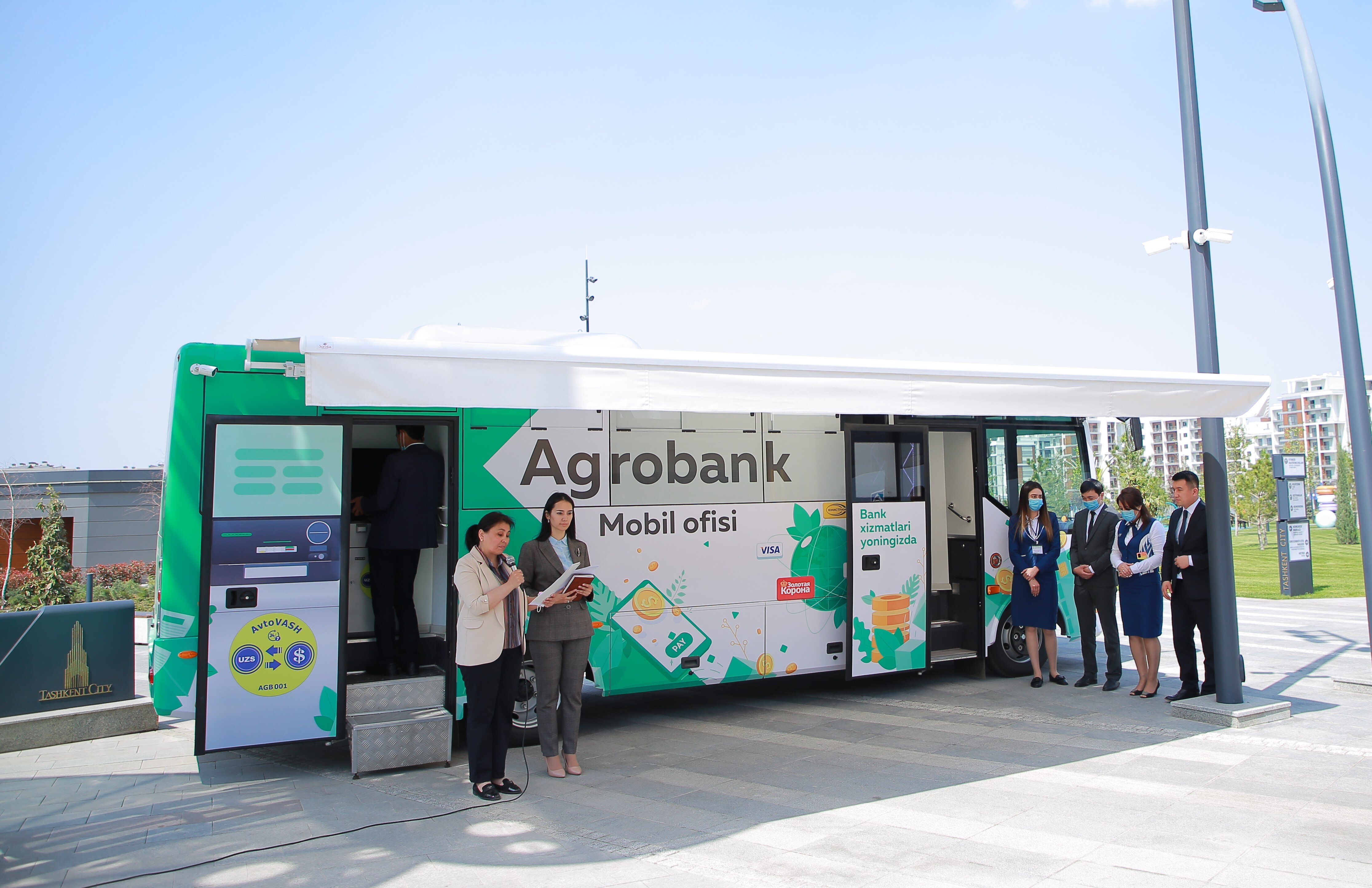 Agrobank -  mobil bank ofisi mavzusida press-tur o`tkazdi