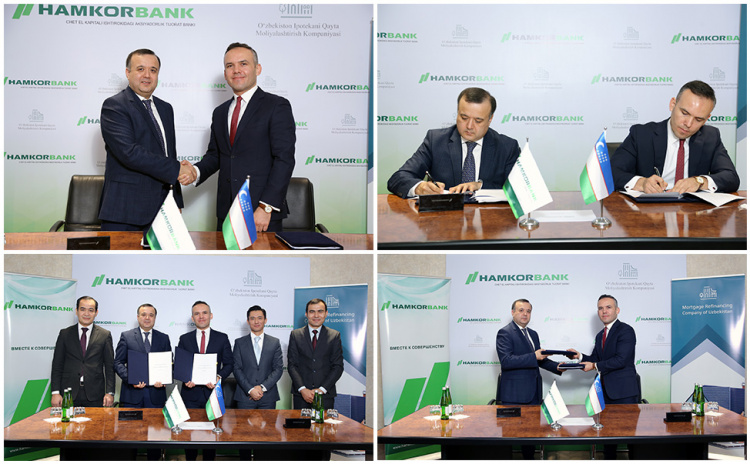 Hamkorbank и АО «Компания по рефинансированию ипотеки Узбекистана» подписали Генеральное соглашение