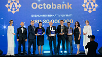 Octobank «2024 yilda O‘zbekiston bank sohasida jadal taraqqiyot uchun» mukofotiga sazovor bo‘ldi
