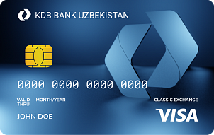 "Visa Classic Exchange" kartasi