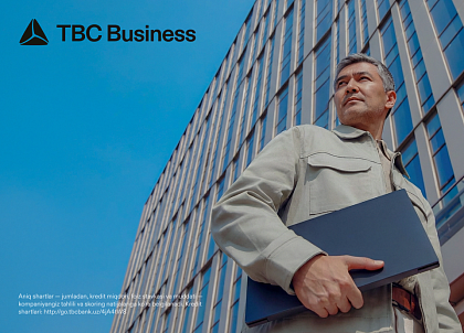 TBC Business’dan biznes uchun onlayn kredit — pul shu yerda va hozir kerak bo‘lganda  