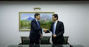 АО «ЭСК «KazakhExport» в Республику Узбекистан, состоялась встреча руководства компании и АКБ «ASIA ALLIANCE BANK».
